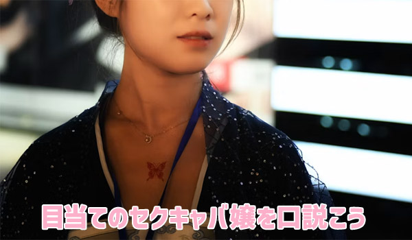 目当てのセクキャバ嬢を口説こう